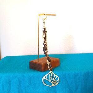 Fossil Beaded Chain Key Fob